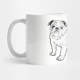 Bulldog Sketch Mug